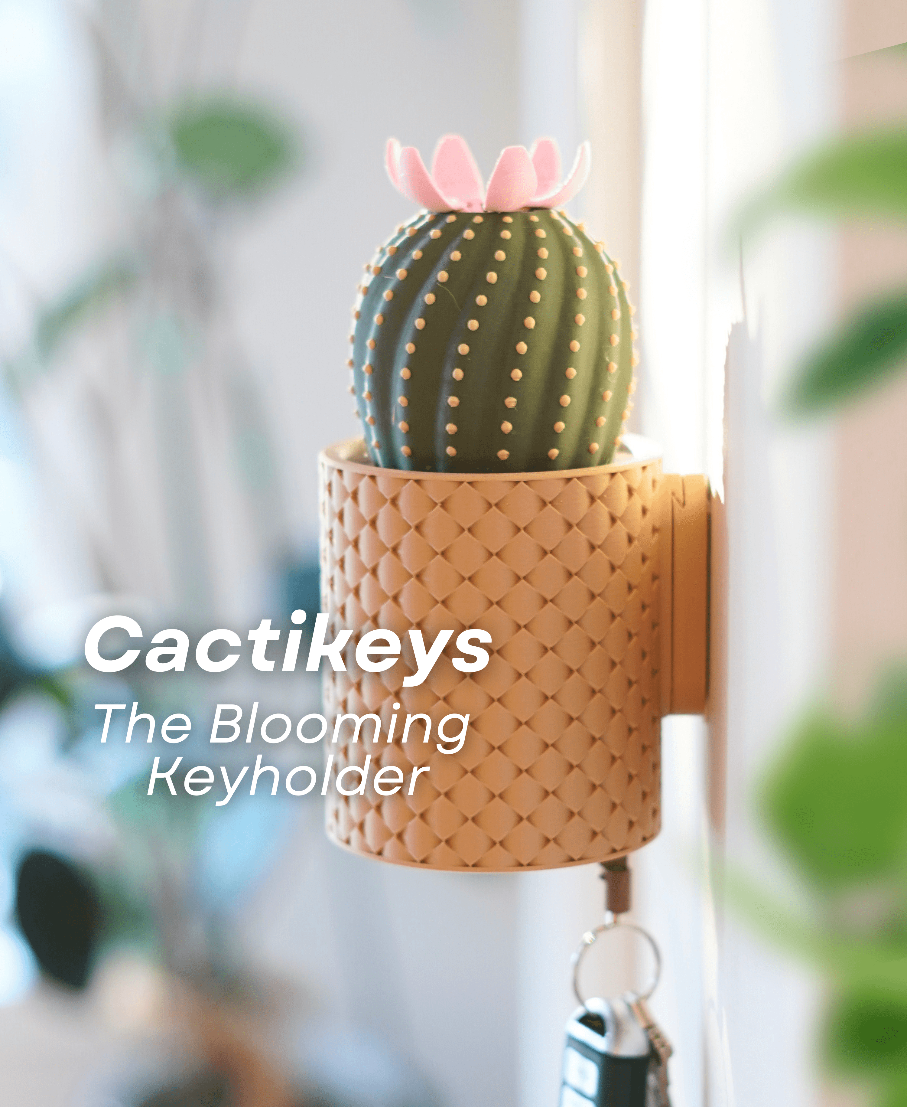 CactiKeys — Blooming Wall Keyholder