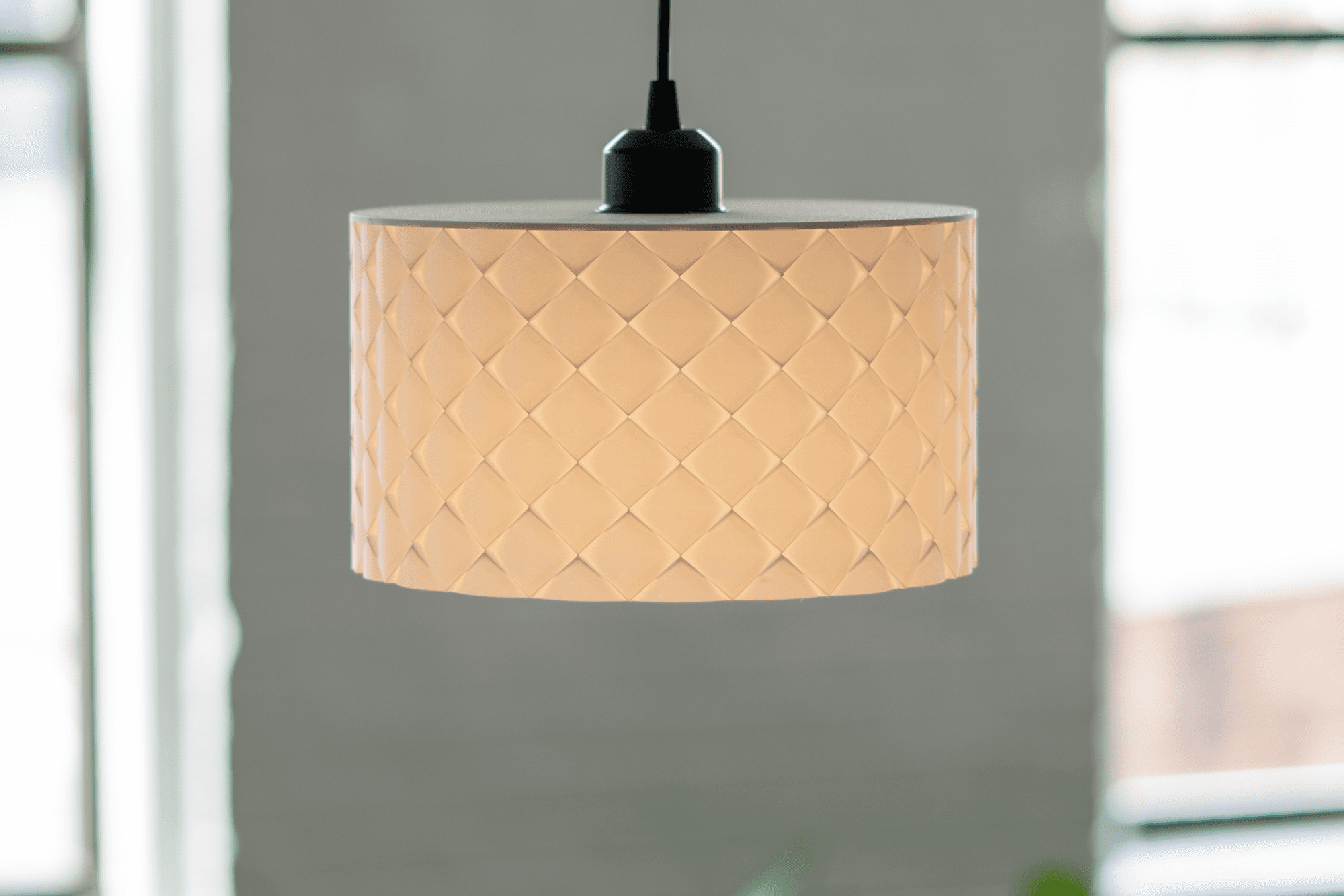 Quilted Pendant Light